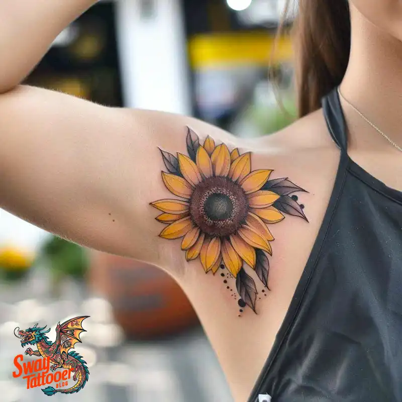 100 Sunflower Tattoo Design Ideas to Brighten Your Skin 73 sunflower tattoo