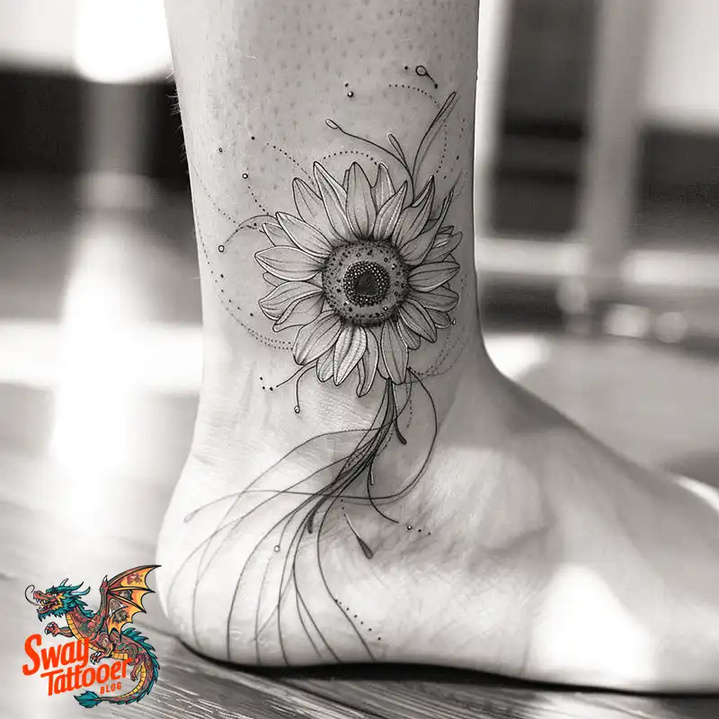100 Sunflower Tattoo Design Ideas to Brighten Your Skin 65 sunflower tattoo