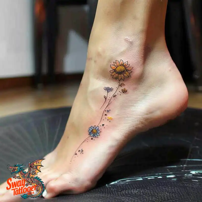 100 Sunflower Tattoo Design Ideas to Brighten Your Skin 60 sunflower tattoo
