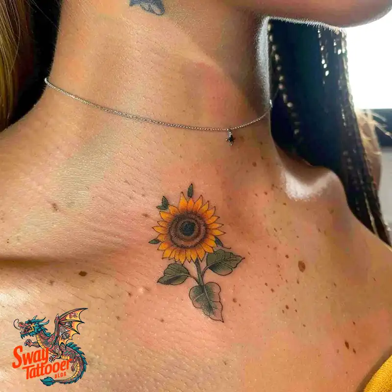 100 Sunflower Tattoo Design Ideas to Brighten Your Skin 55 sunflower tattoo