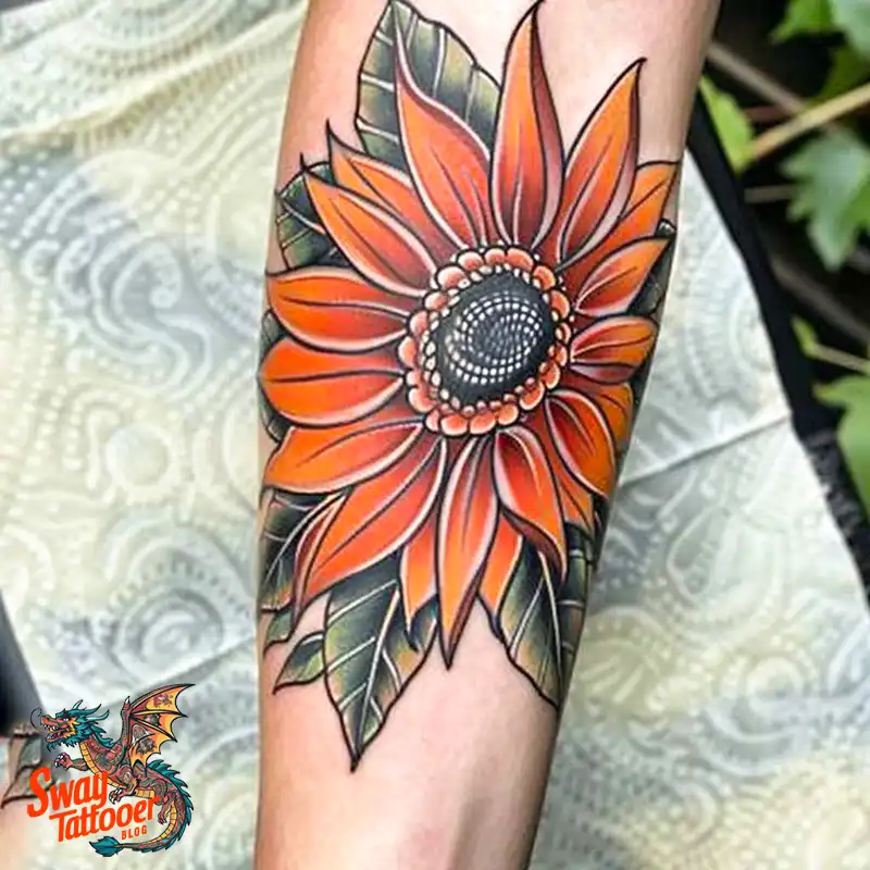 100 Sunflower Tattoo Design Ideas to Brighten Your Skin 47 sunflower tattoo