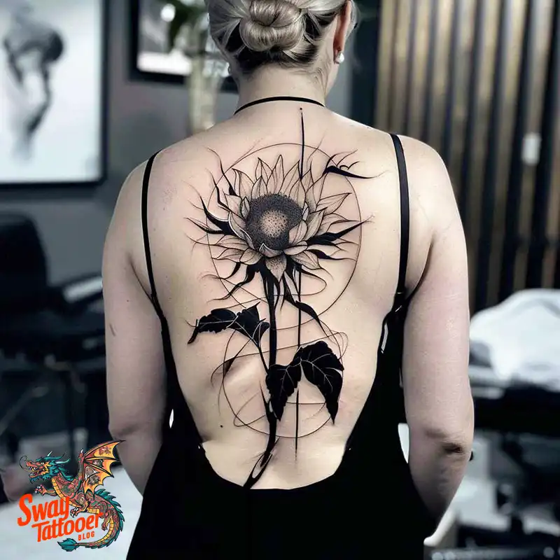 100 Sunflower Tattoo Design Ideas to Brighten Your Skin 44 sunflower tattoo