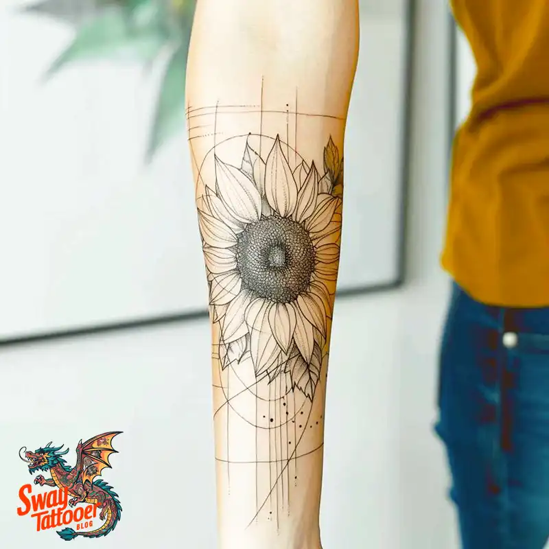 100 Sunflower Tattoo Design Ideas to Brighten Your Skin 92 sunflower tattoo