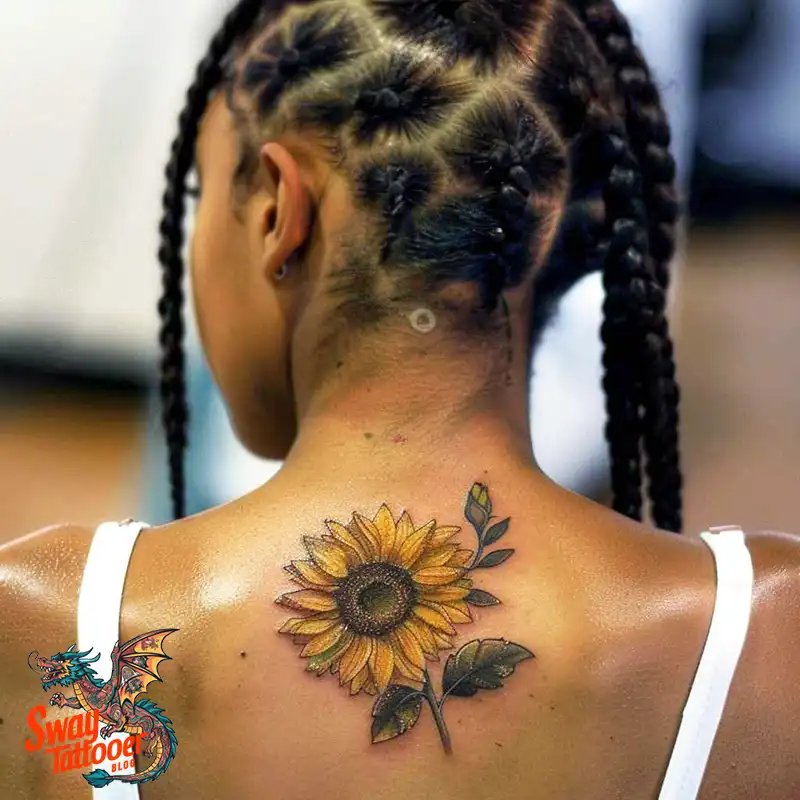 100 Sunflower Tattoo Design Ideas to Brighten Your Skin 26 sunflower tattoo