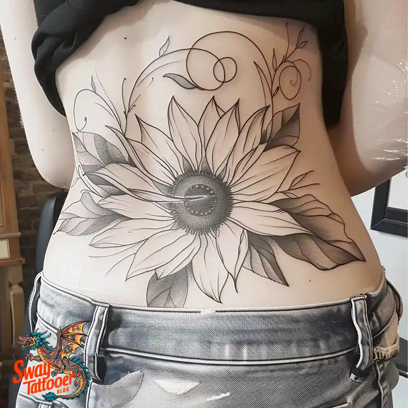 100 Sunflower Tattoo Design Ideas to Brighten Your Skin 19 sunflower tattoo