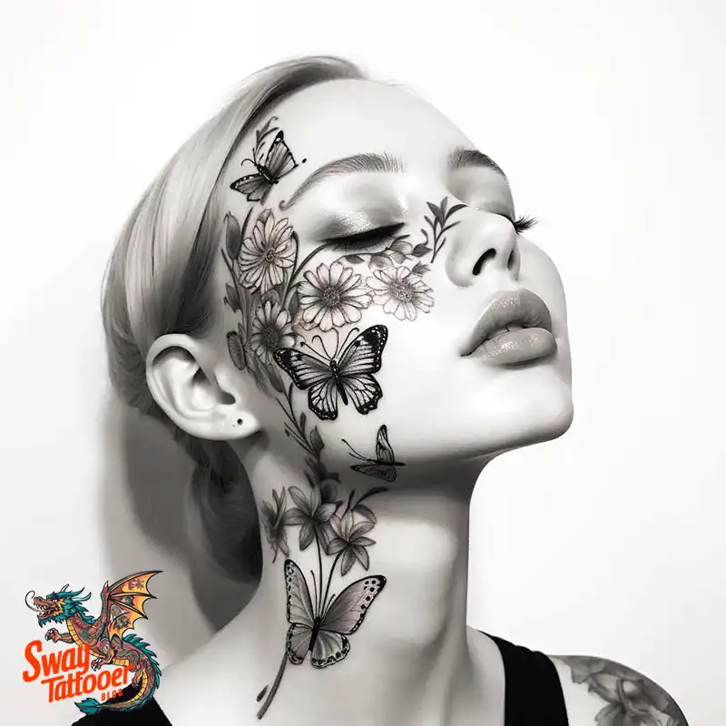 50 Sunflower and Butterfly Tattoos: Nature’s Beauty on Skin 43 sunflower and butterfly tattoo