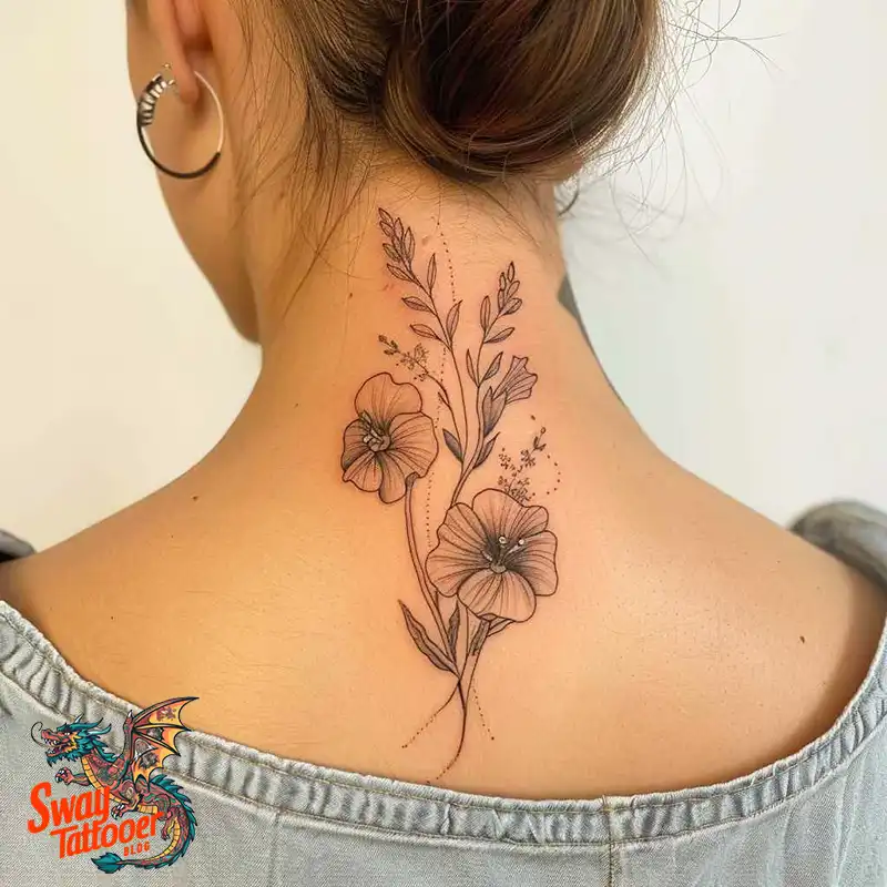 150 Sweet Pea Flower Tattoo Design Ideas and Deep Meanings 35 sweet pea tattoo