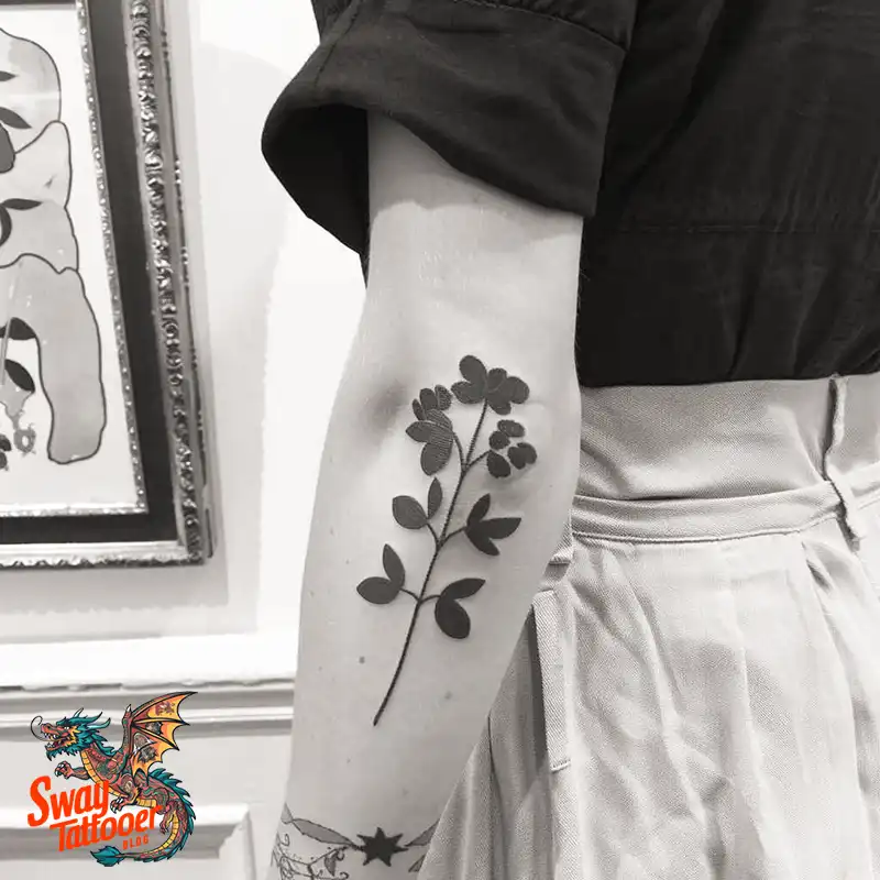 150 Sweet Pea Flower Tattoo Design Ideas and Deep Meanings 17 sweet pea tattoo