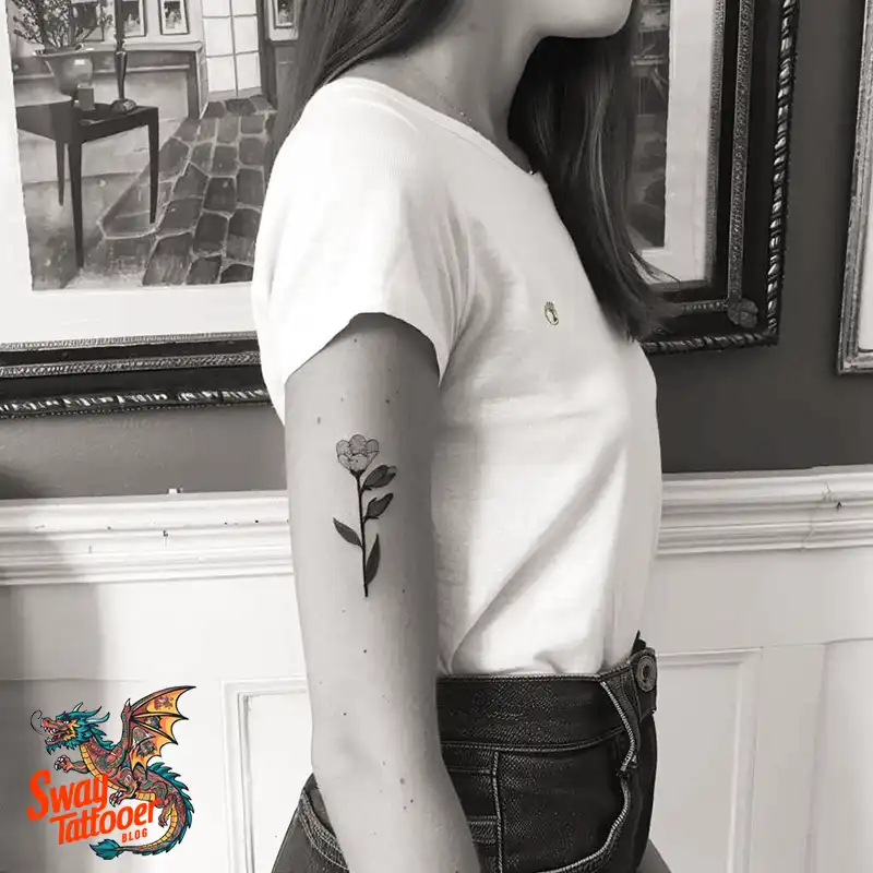 150 Sweet Pea Flower Tattoo Design Ideas and Deep Meanings 16 sweet pea tattoo