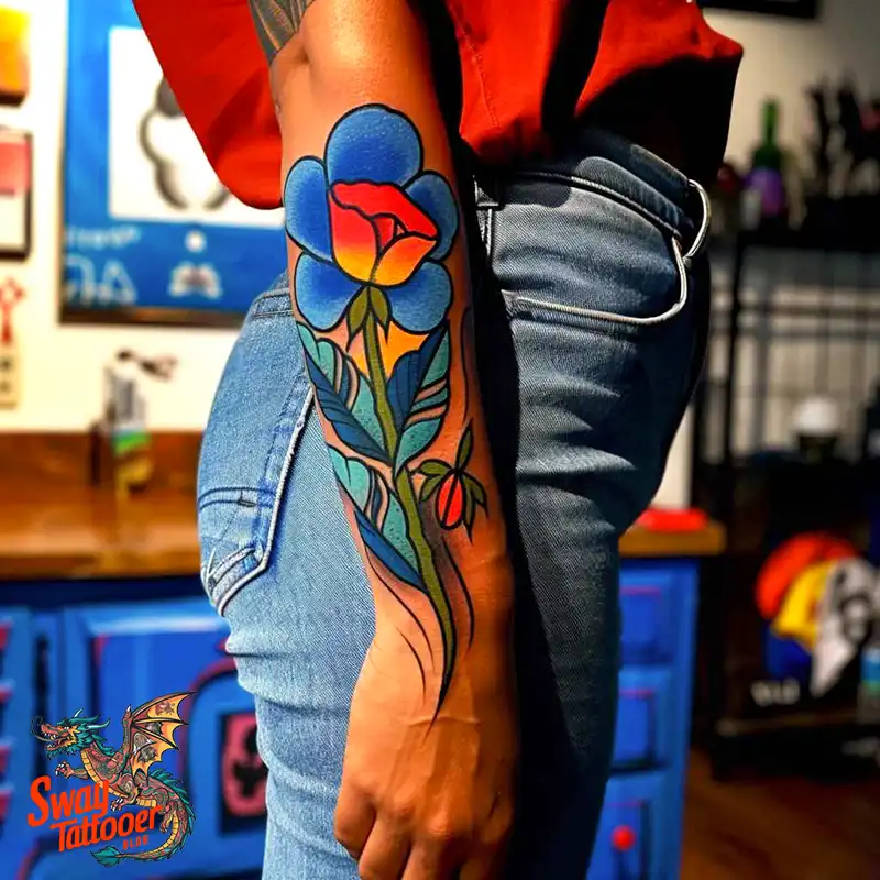 150 Sweet Pea Flower Tattoo Design Ideas and Deep Meanings 2 sweet pea tattoo
