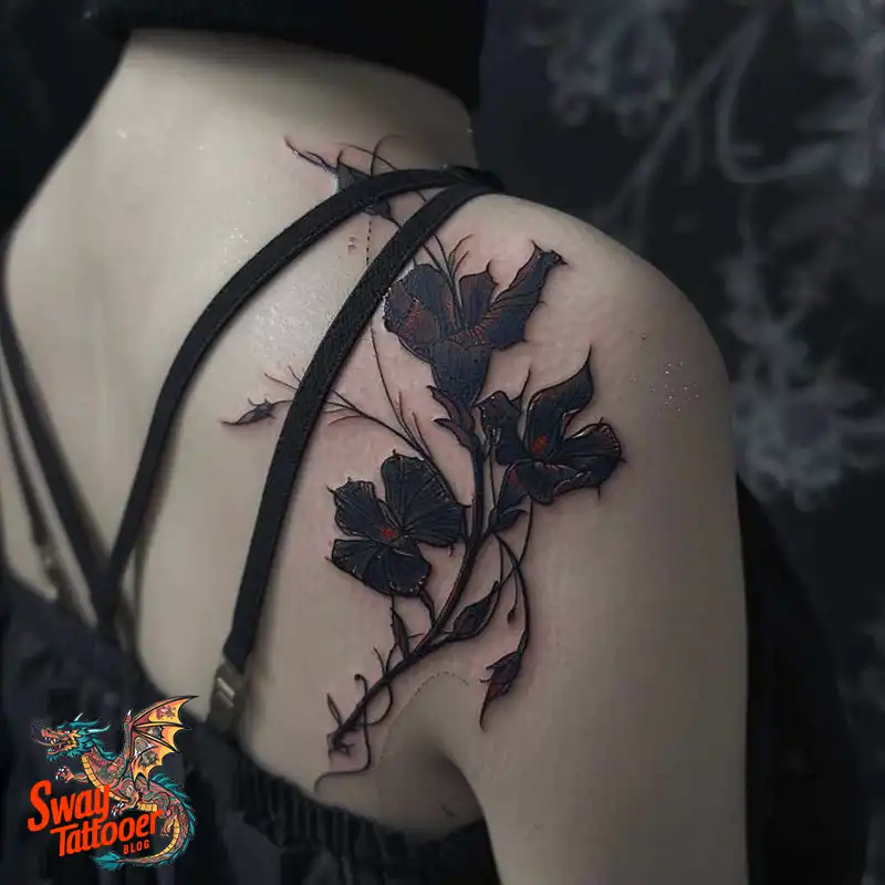 150 Sweet Pea Flower Tattoo Design Ideas and Deep Meanings 102 sweet pea flower tattoo