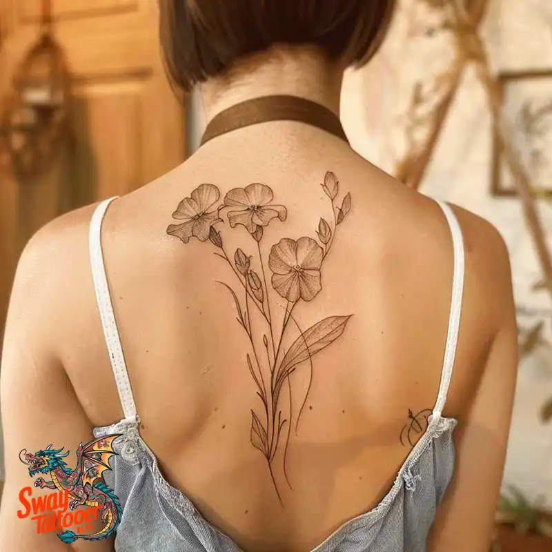 150 Sweet Pea Flower Tattoo Design Ideas and Deep Meanings 90 sweet pea flower tattoo