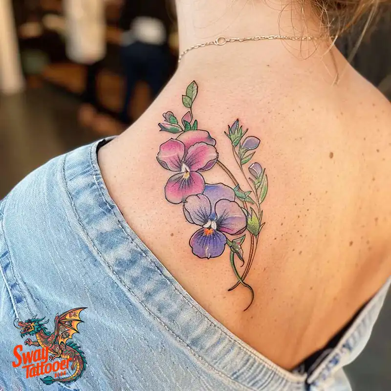 150 Sweet Pea Flower Tattoo Design Ideas and Deep Meanings 72 sweet pea flower tattoo
