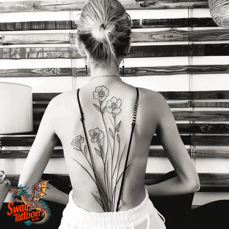 150 Sweet Pea Flower Tattoo Design Ideas and Deep Meanings 66 sweet pea tattoo