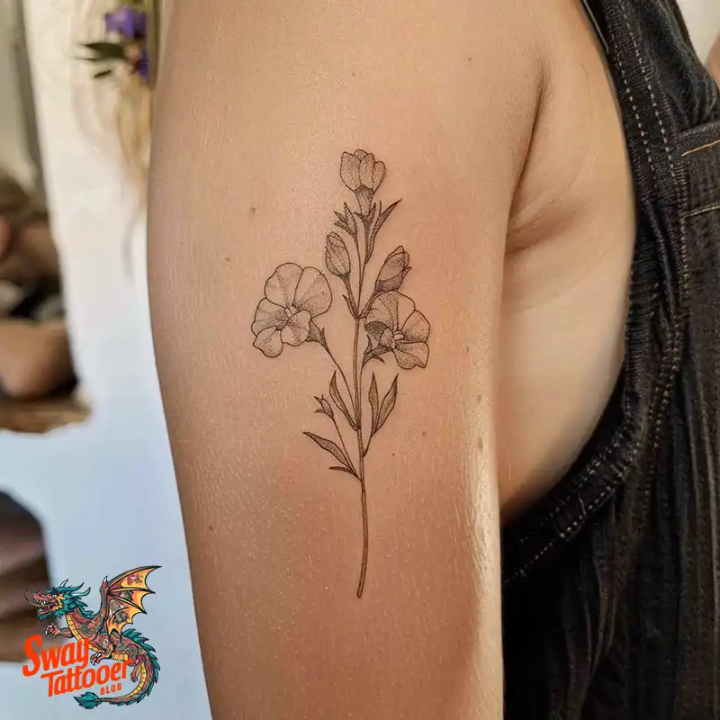 150 Sweet Pea Flower Tattoo Design Ideas and Deep Meanings 59 sweet pea tattoo