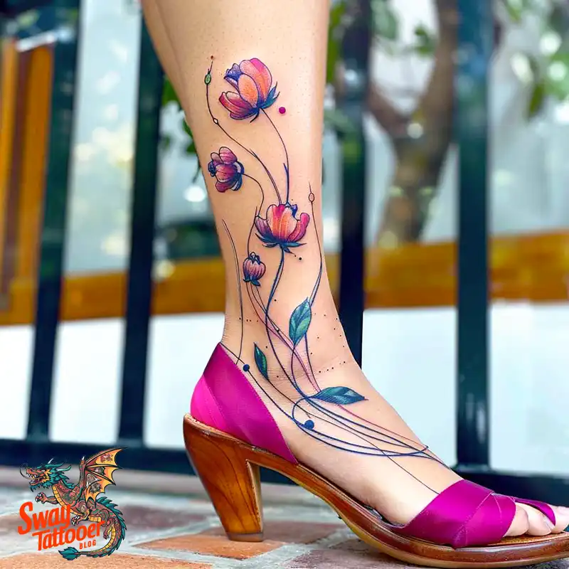 150 Sweet Pea Flower Tattoo Design Ideas and Deep Meanings 48 sweet pea tattoo
