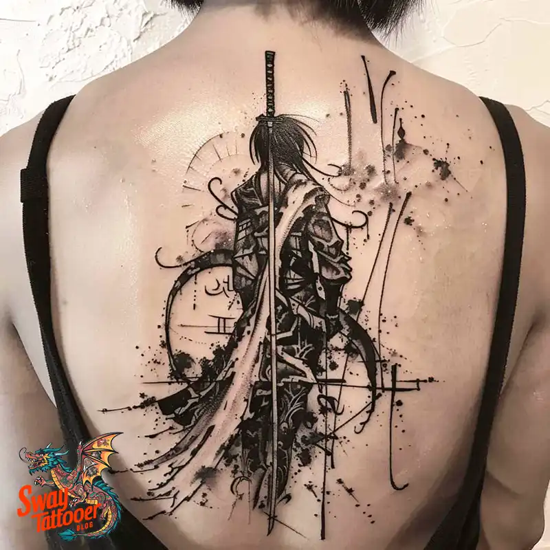 130 Sword on Back Tattoo Design Ideas: Symbol of Strength 132 sword on back tattoo