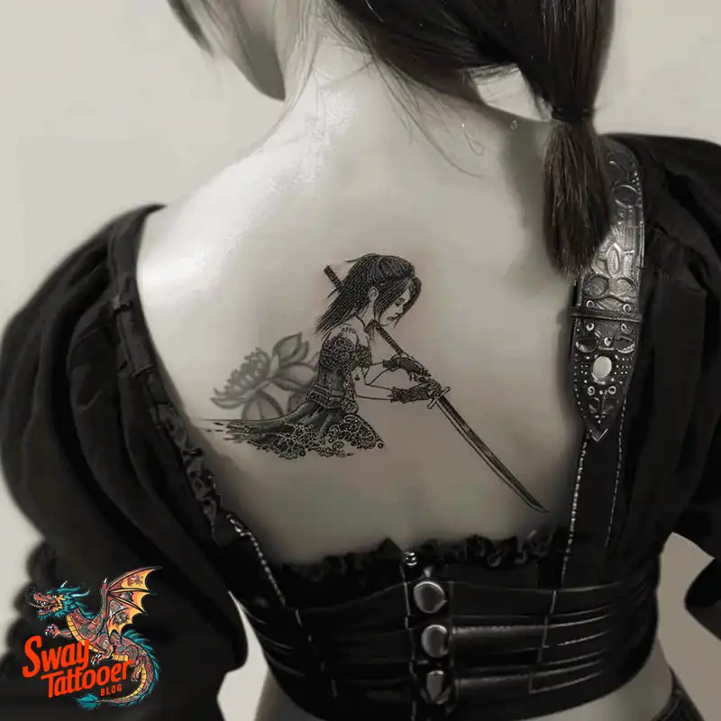 130 Sword on Back Tattoo Design Ideas: Symbol of Strength 17 sword on back tattoo