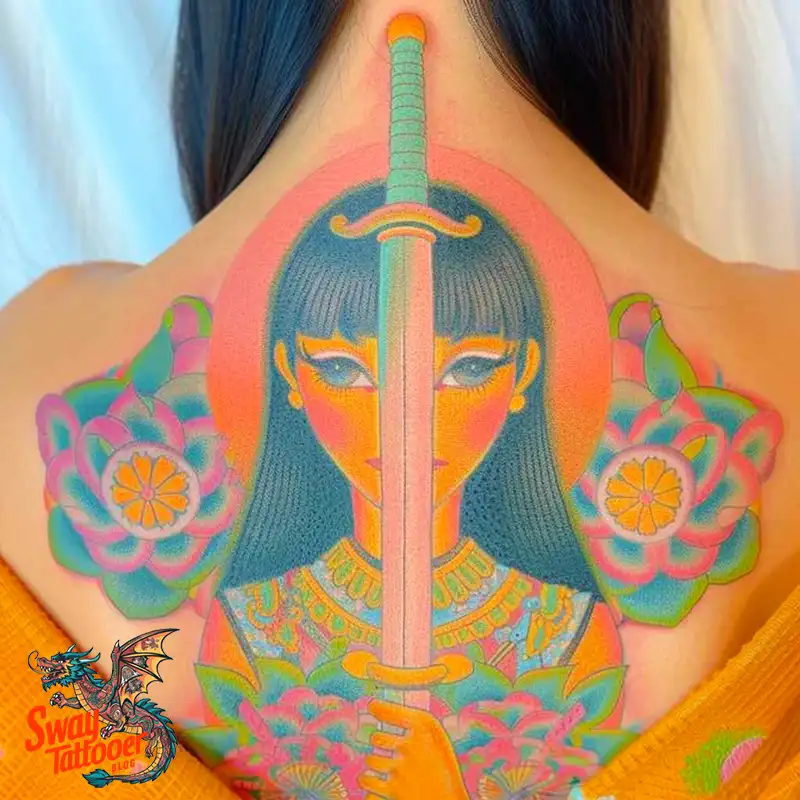 130 Sword on Back Tattoo Design Ideas: Symbol of Strength 4 sword on back tattoo