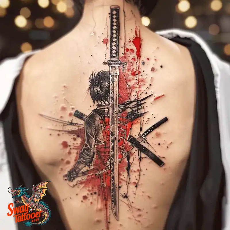 130 Sword on Back Tattoo Design Ideas: Symbol of Strength 131 sword on back tattoo