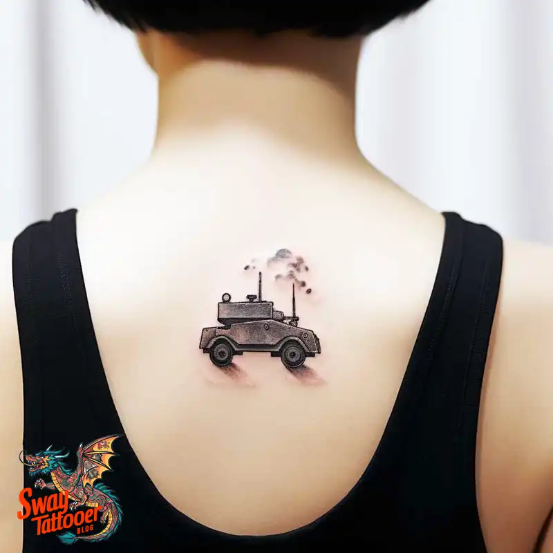 50 Tank Tattoo Design Ideas to Showcase Your Inner Warrior 42 tank tattoo