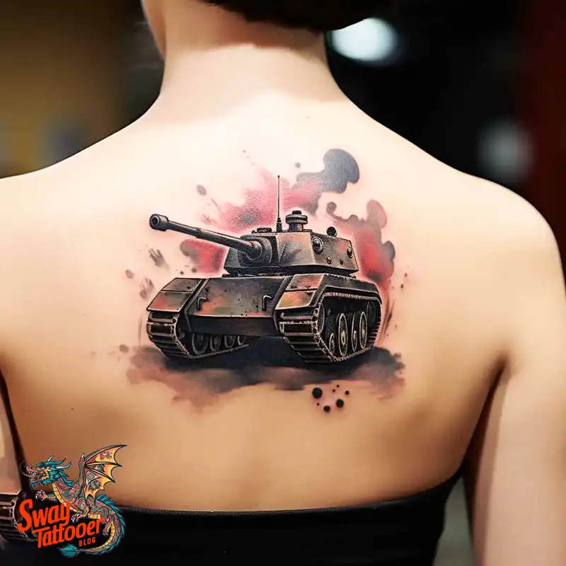 50 Tank Tattoo Design Ideas to Showcase Your Inner Warrior 25 tank tattoo