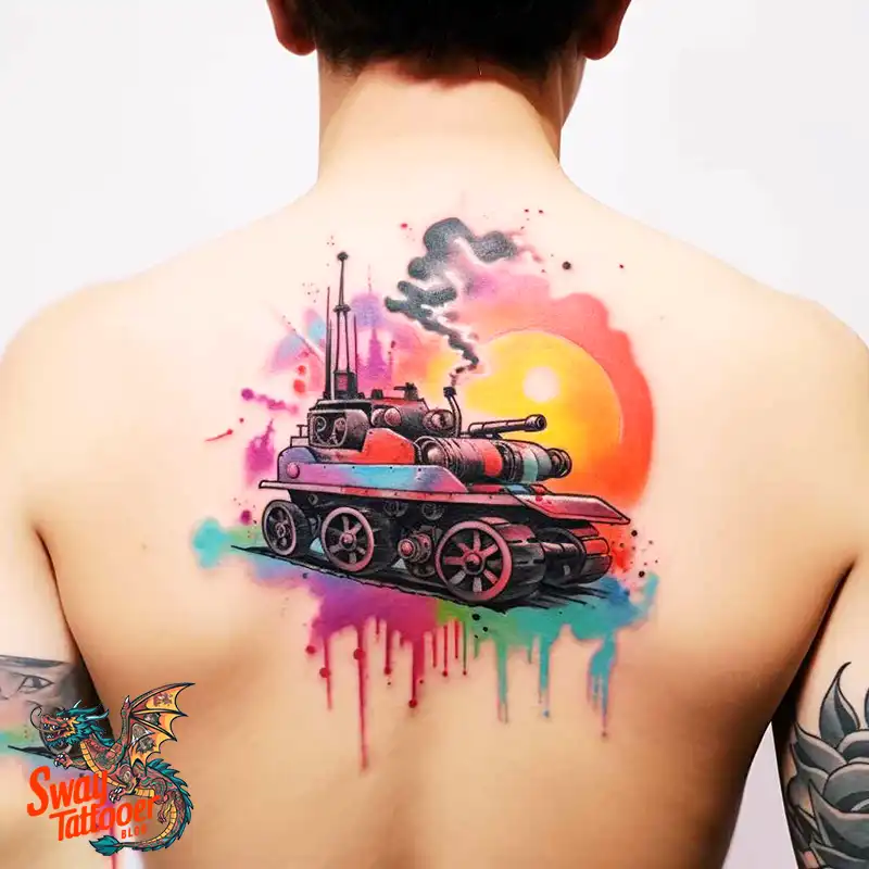 50 Tank Tattoo Design Ideas to Showcase Your Inner Warrior 1 tank tattoo