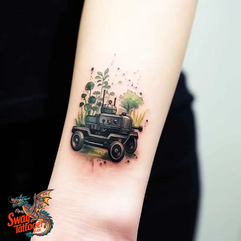 50 Tank Tattoo Design Ideas to Showcase Your Inner Warrior 10 tank tattoo