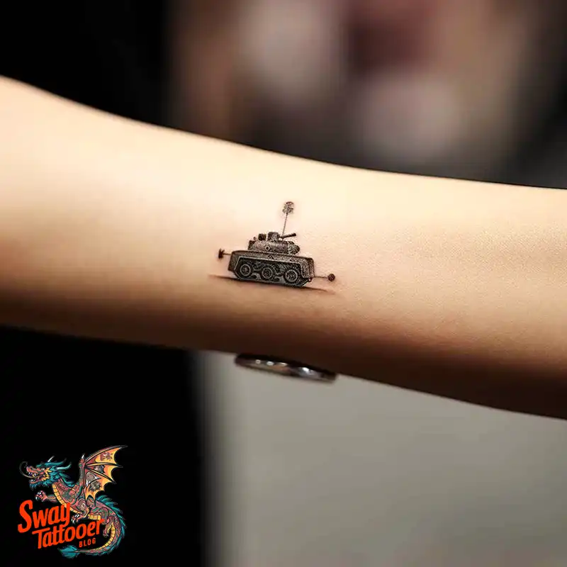 50 Tank Tattoo Design Ideas to Showcase Your Inner Warrior 9 tank tattoo