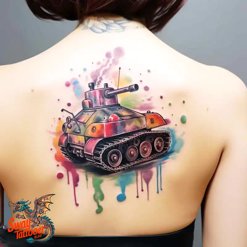 50 Tank Tattoo Design Ideas to Showcase Your Inner Warrior 47 tank tattoo