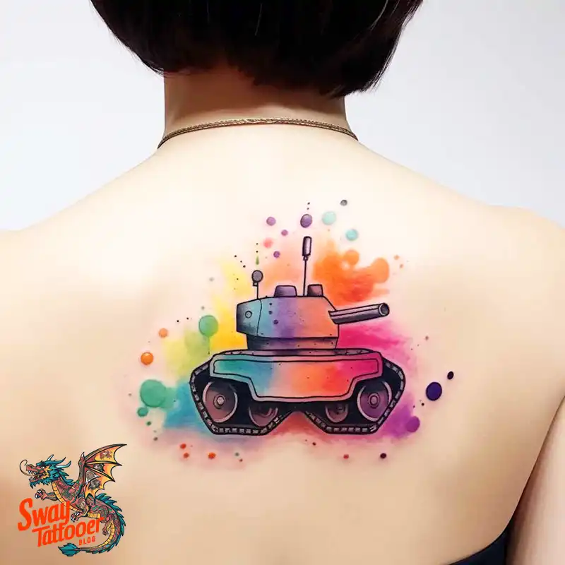 50 Tank Tattoo Design Ideas to Showcase Your Inner Warrior 45 tank tattoo
