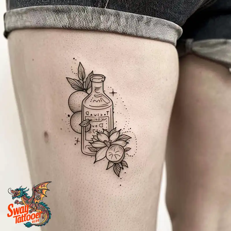 75 Tequila Tattoo Design Ideas: Inked Stories of Spirit 73 tequila tattoo