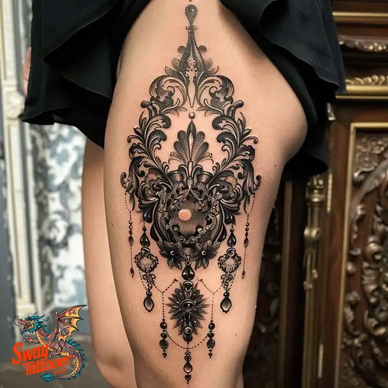 130 Thigh Tattoo Ideas: Bold and Beautiful Designs 121 thigh tattoo