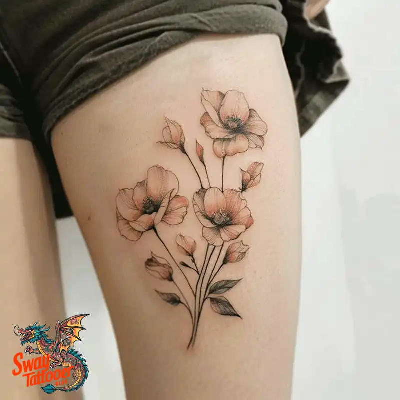130 Thigh Tattoo Ideas: Bold and Beautiful Designs 117 thigh tattoo