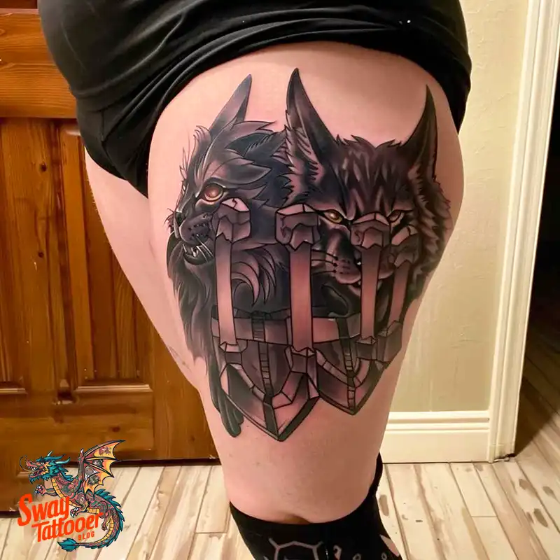 130 Thigh Tattoo Ideas: Bold and Beautiful Designs 123 thigh tattoo