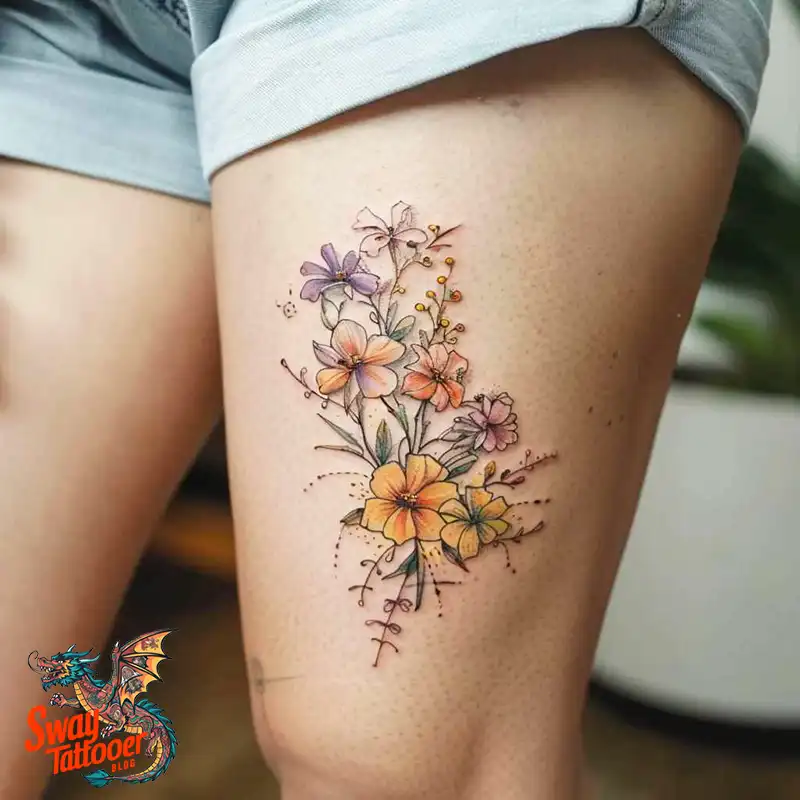 130 Thigh Tattoo Ideas: Bold and Beautiful Designs 116 thigh tattoo