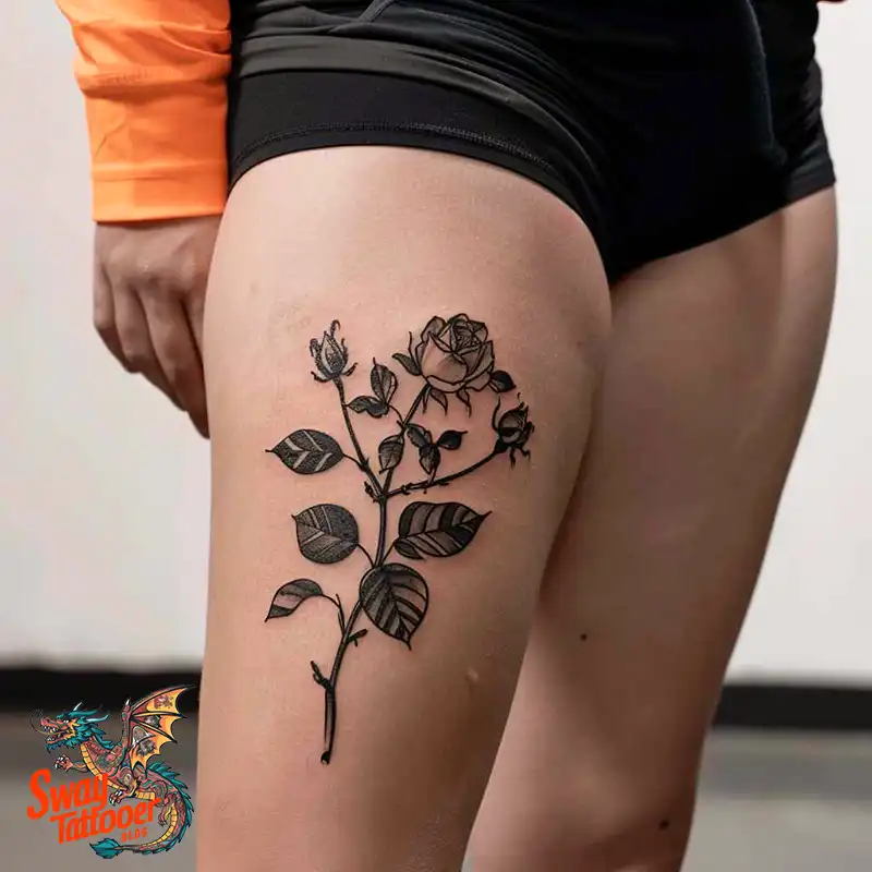 130 Thigh Tattoo Ideas: Bold and Beautiful Designs 113 thigh tattoo