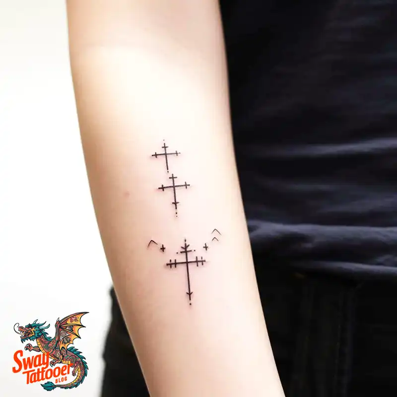 75 Three Crosses Tattoo Design Ideas: Symbolism and Styles 75 Three Crosses Tattoo