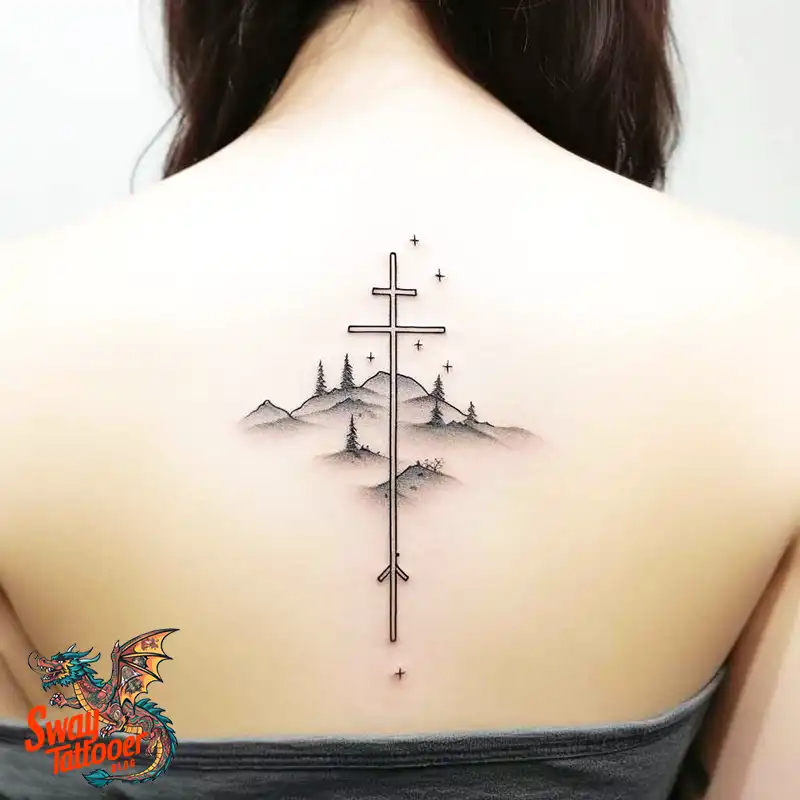 75 Three Crosses Tattoo Design Ideas: Symbolism and Styles 70 Three Crosses Tattoo