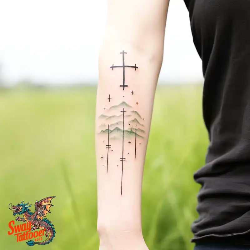 75 Three Crosses Tattoo Design Ideas: Symbolism and Styles 63 Three Crosses Tattoo