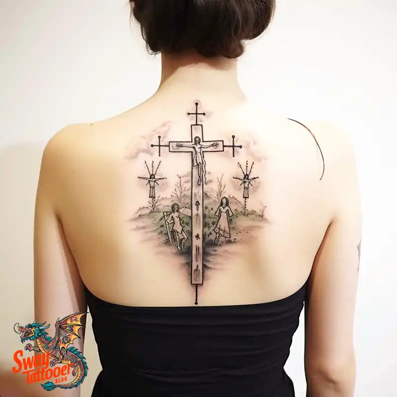 75 Three Crosses Tattoo Design Ideas: Symbolism and Styles 54 Three Crosses Tattoo