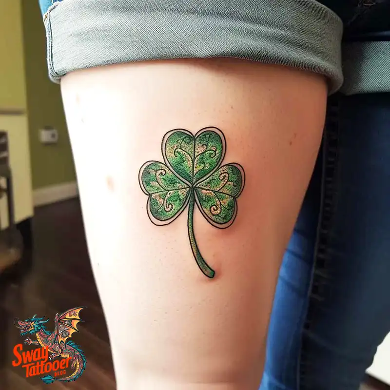 75 Three Leaf Clover Tattoo Designs: Symbolism and Style 59 Three Leaf Clover Tattoo