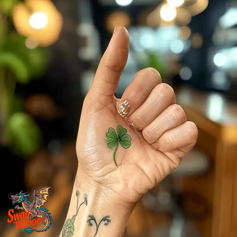 75 Three Leaf Clover Tattoo Designs: Symbolism and Style 39 Three Leaf Clover Tattoo