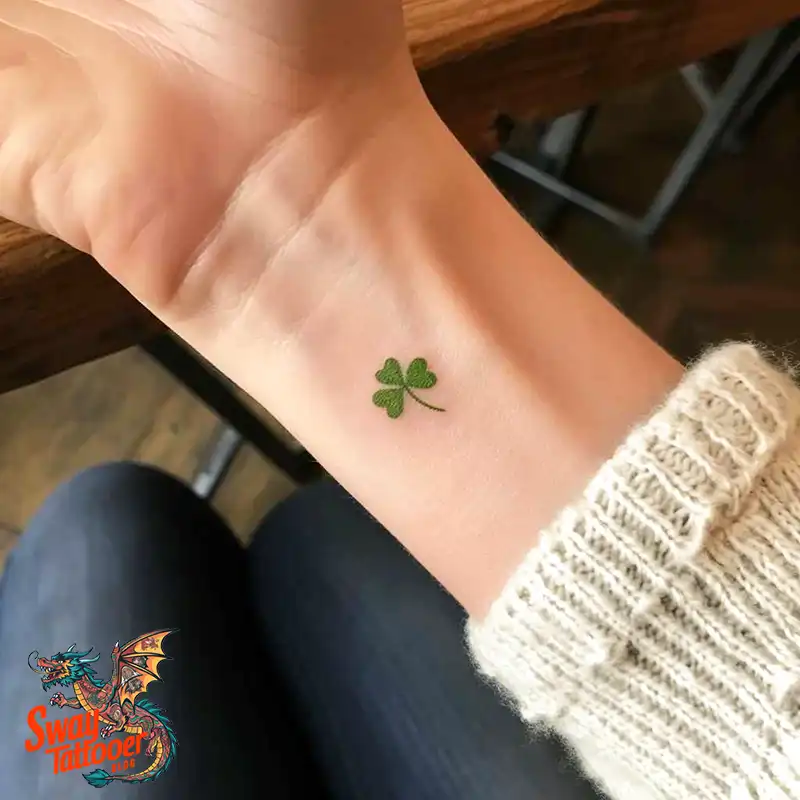 75 Three Leaf Clover Tattoo Designs: Symbolism and Style 37 Three Leaf Clover Tattoo