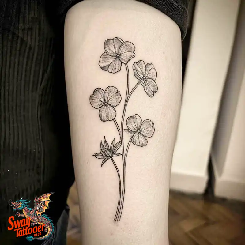 75 Three Leaf Clover Tattoo Designs: Symbolism and Style 33 Three Leaf Clover Tattoo