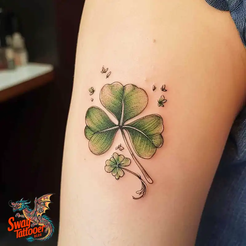 75 Three Leaf Clover Tattoo Designs: Symbolism and Style 32 Three Leaf Clover Tattoo