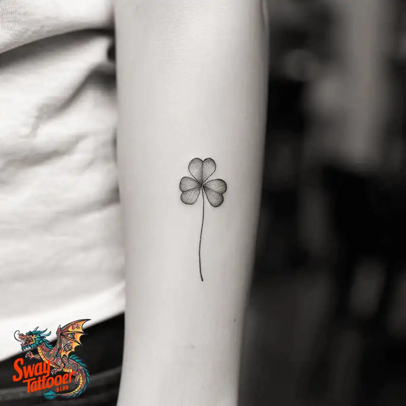 75 Three Leaf Clover Tattoo Designs: Symbolism and Style 31 Three Leaf Clover Tattoo