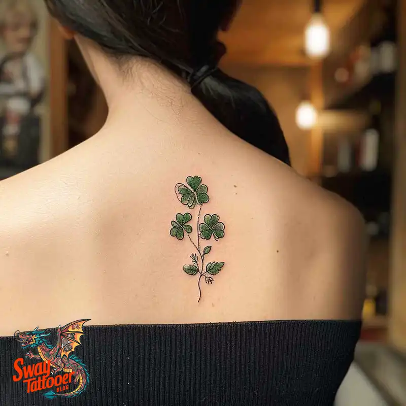 75 Three Leaf Clover Tattoo Designs: Symbolism and Style 25 Three Leaf Clover Tattoo