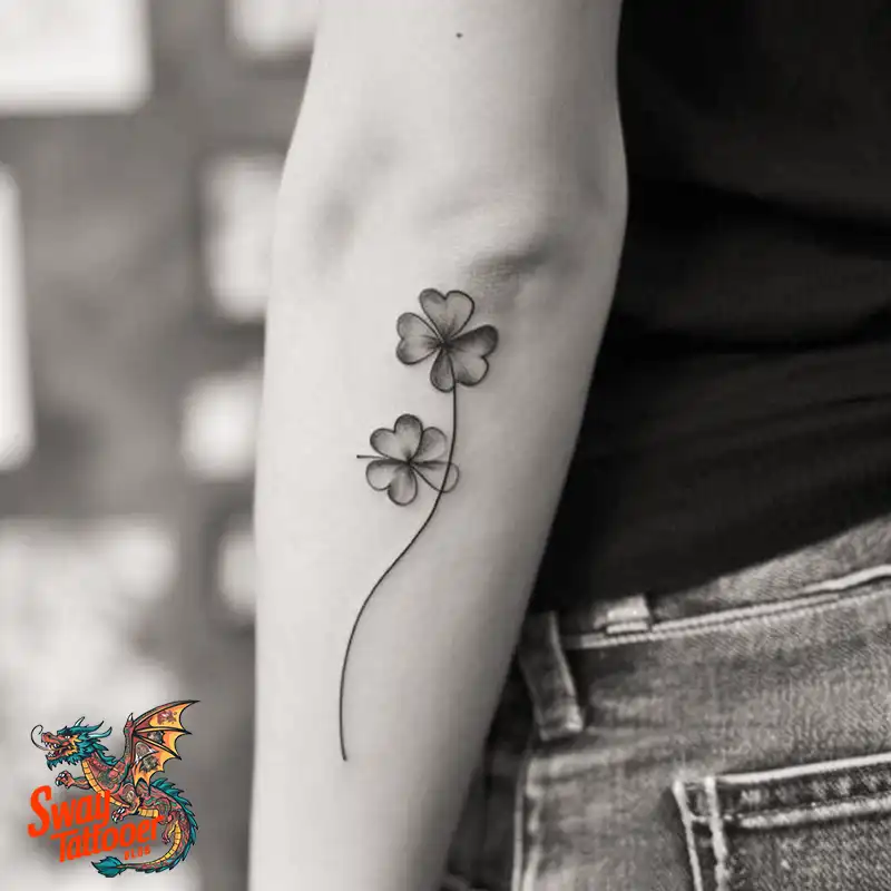 75 Three Leaf Clover Tattoo Designs: Symbolism and Style 28 Three Leaf Clover Tattoo
