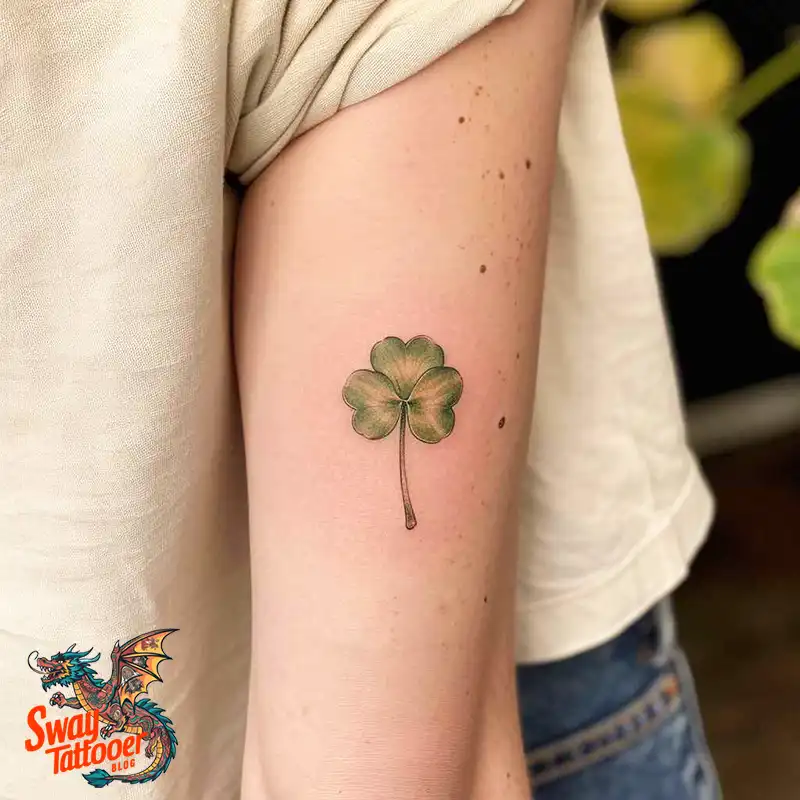 75 Three Leaf Clover Tattoo Designs: Symbolism and Style 19 Three Leaf Clover Tattoo